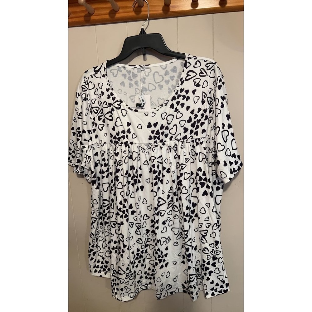 Lixhult Heart‎ Patterned Dress, 3XL